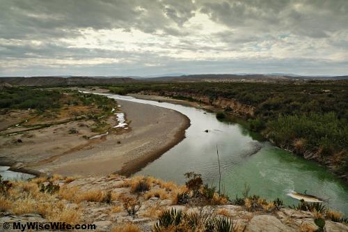 Rio Grande Village is along the upstream (right) Rio Grande Village is along the upstream (right)