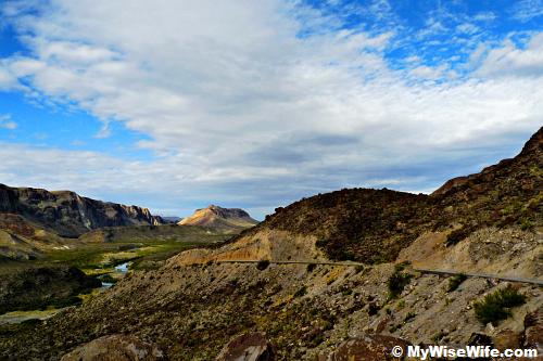 The River Road on the ridge, by Rio Grande The River Road on the ridge, by Rio Grande