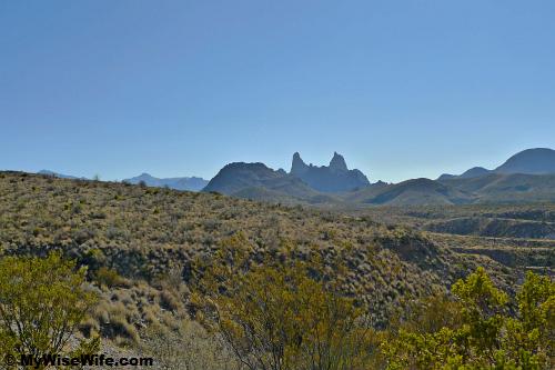 Mule Ears Peaks from afar