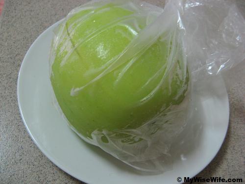 Crystal Guava in plastic bag Crystal Guava in plastic bag