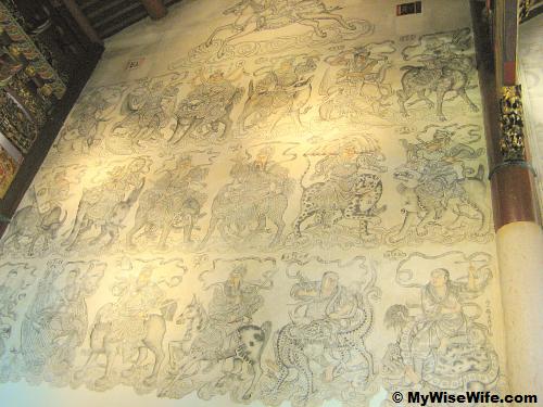 Mural painting - 18 of 36 Celestial Guardians Mural painting - 18 of 36 Celestial Guardians