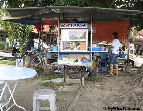 The no name stall of Assam Laksa The no name stall of Assam Laksa