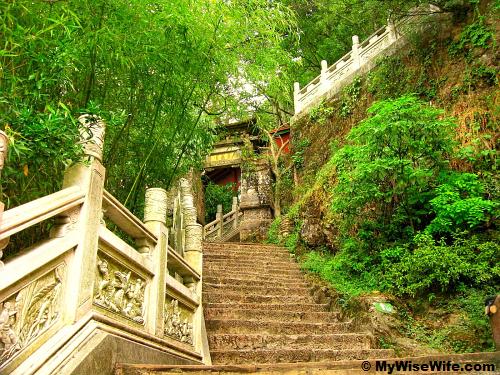 The stairs patiently await us