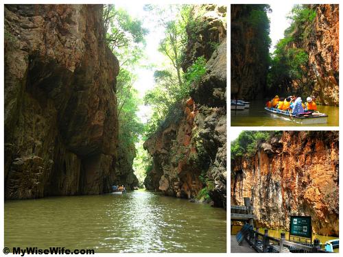 Yincui Gorge as captured from our boat Yincui Gorge as captured from our boat
