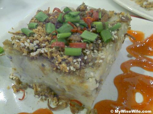 Yam Cake to share Yam Cake to share