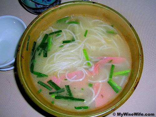 Another variation Across the Bridge Noodles - taken at the Colourful Yunnan