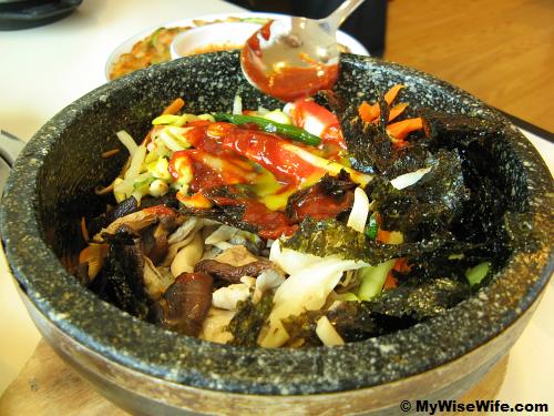 Korean stone rice Korean stone rice