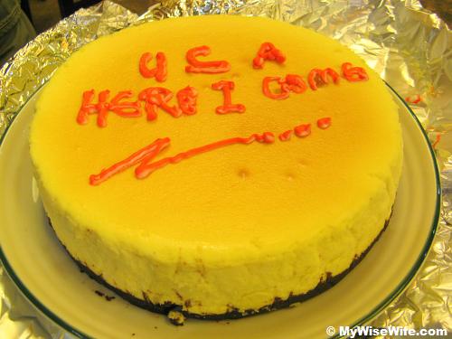 Thanks Bro O - I really miss your cheese cake! Thanks Bro O - I really miss your cheese cake!