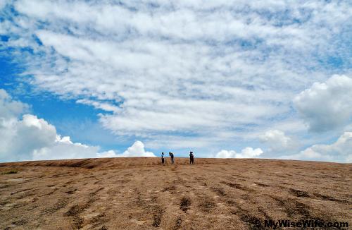 Bare Rock, Sky and People Bare Rock, Sky and People