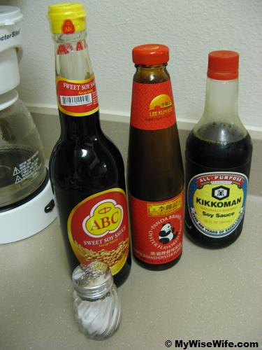 Salt and sauces Salt and sauces