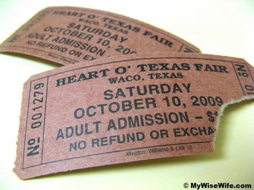 License to enter...Heart O' Texas Fair & Rodeo