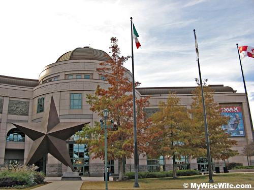 The facade of Bob Bullock Museum The facade of Bob Bullock Museum