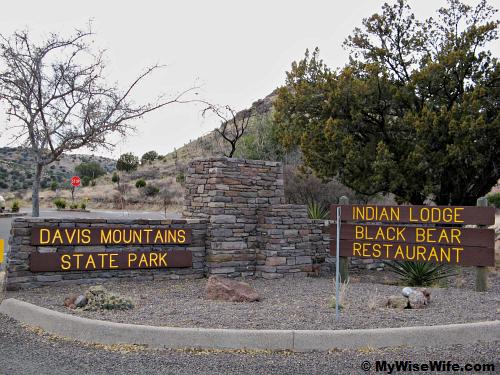 Detour to Davis Mt State Park & Indian Lodge Detour to Davis Mt State Park & Indian Lodge