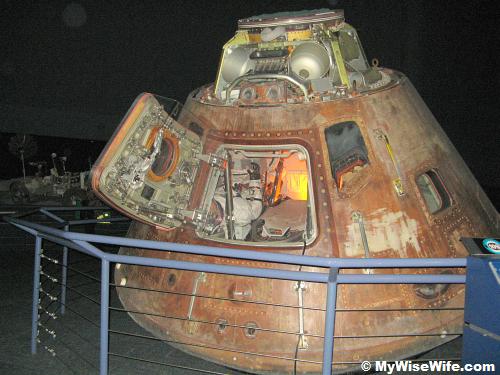 Actual flown Apollo 17 Commond Module orbited moon in 1972 Actual flown Apollo 17 Commond Module orbited moon in 1972