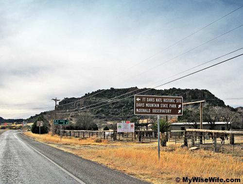 Entering Fort Davis city limit Entering Fort Davis city limit