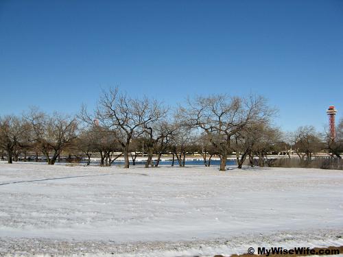 Good spot to make snowman!