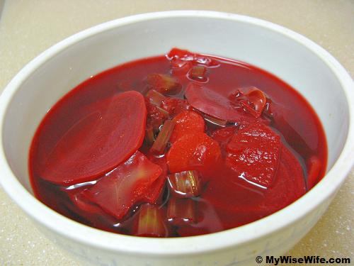 Home cooked Borscht Soup
