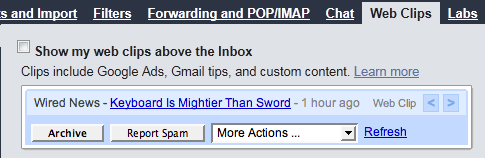 Gmail ads