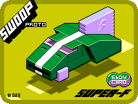 Gif Animado de uma Espaço-Nave Futurista, em Pixel Art