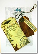 Andy skinner stamed steampunk decoart tag