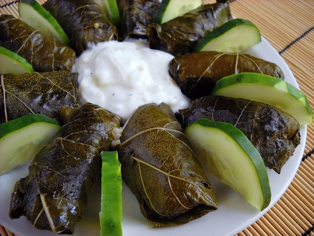 Dolmas / Stuffed Grape Leaves