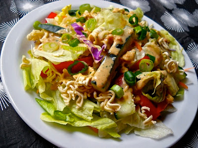Asian Salad with Peanut Dressing