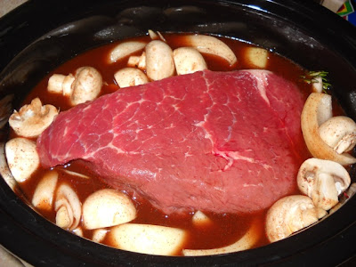 add meat
