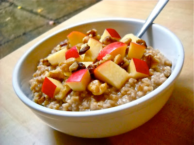 Apple Walnut Steel-Cut Oats