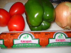 chorizo hash ingredients