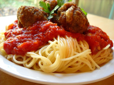 Homemade Spaghetti and Meatballs
