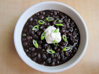 seasoned black beans