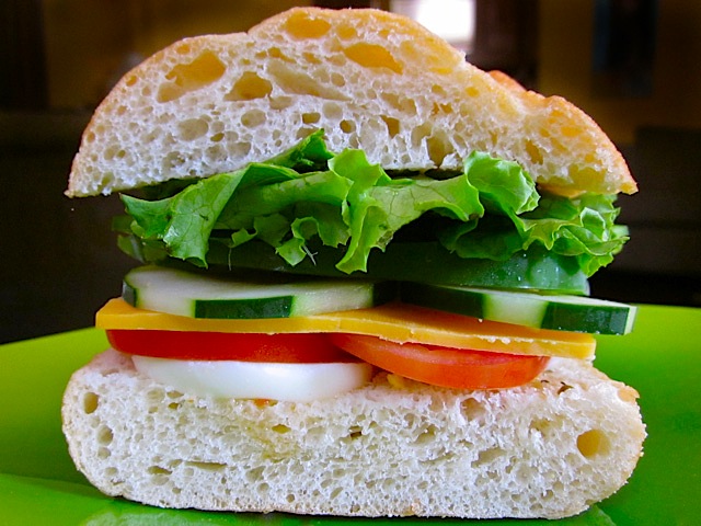 Salad on a Sandwich aka Veggie Sandwich
