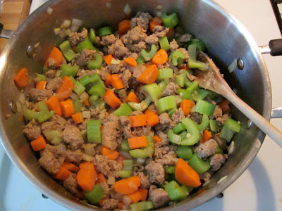 cooked veggies
