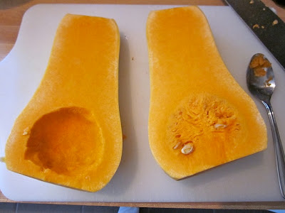 cut butternut squash