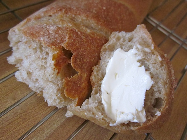 King Arthur Baguette sour dough whole wheat