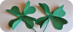 Thumbnail image for Shamrock Pinwheel Craft