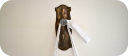 Thumbnail image for Antique Door Plate and Drawer Pull Wall Hook