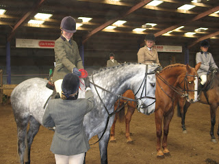 Novice Working Hunter small section winner - Caroline Quarm on Rosie