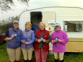 Ayr Blue Team - Caroline Vance, Caroline Cameron, Margo Hendry and Elana Chilton (not in pic), Amanda Fergusson in her place