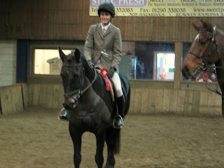 Winner of the Riding Club Horse - and the overall Showing Champion - Jennifer Smail on Storytime