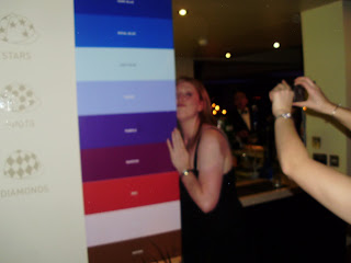 Kerrie before she fell off her high heels! The signs were all there!!