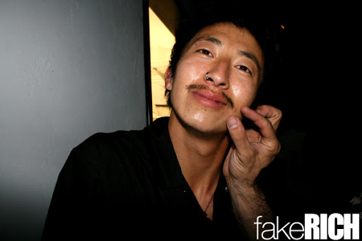 Koreans use mascara on their mustaches