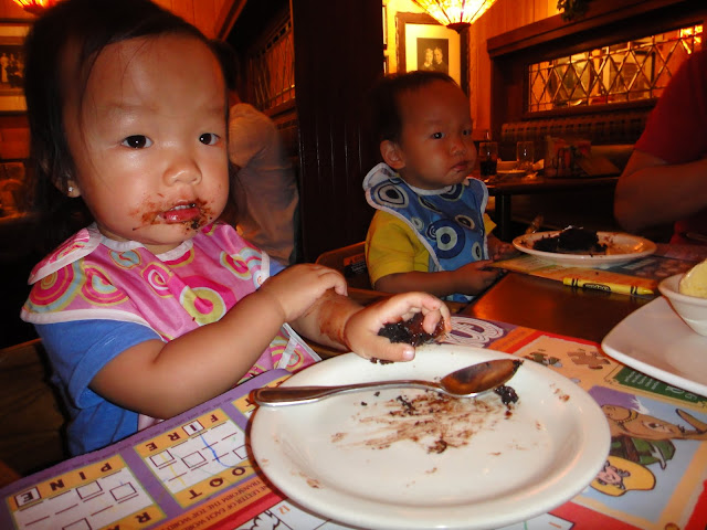 Eating cake