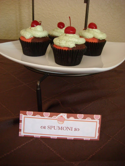 Spumoni Cupcake