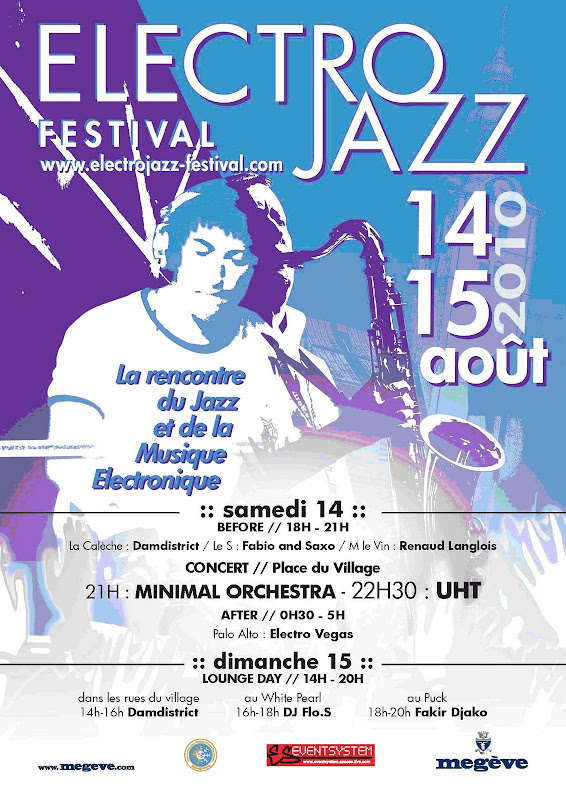 Concerts Festival Electo-Jazz Gratuits Meg&egrave;ve !
