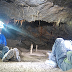 Dave and Kirin in the cave