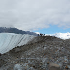 Hiking home along the Kennicott Glacier