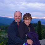 Ted and Beth at Monte Santa Maria Tiberina