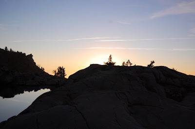 Sunset from Lake Silliman
