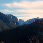 Half Dome and El Capitan